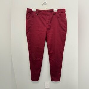 DG2 Women's Red Skinny Jeans Size X Large